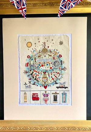 Original Painting | Queen And Country | Lucy Loveheart