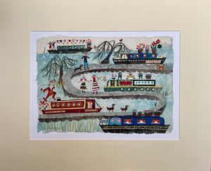 Original Painting | Pleasure Boats | Lucy Loveheart