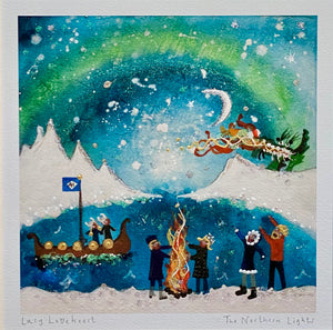 Deluxe Print in a Tube | Northern Lights | Lucy Loveheart
