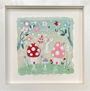 Original Painting | Fairy Toadstools | Lucy Loveheart