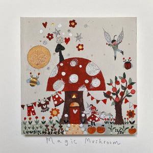 Deluxe Print - Box Framed | Magic Mushroom | Lucy Loveheart