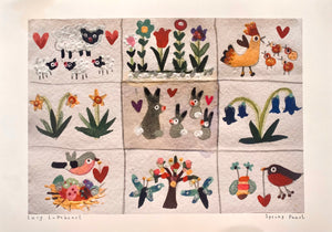 Studio Print Seconds | Spring Panel Art Print | Lucy Loveheart