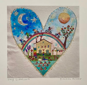 Studio Print Seconds | Italian Rainbow Art Print | Lucy Loveheart