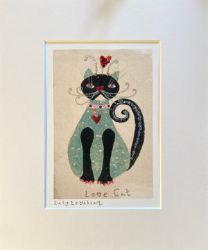 Deluxe Print | Love Cat Small | Lucy Loveheart