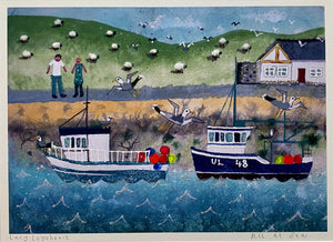 Deluxe Print in a Tube | All At Sea A4 | Lucy Loveheart