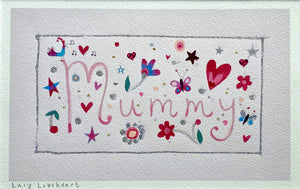 Deluxe Print in a Tube | Pink Mummy | Lucy Loveheart