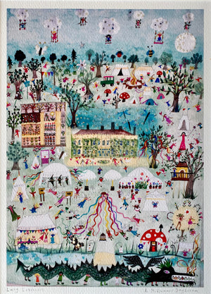 Deluxe Print in a Tube | A Midsummer Daydream | Lucy Loveheart