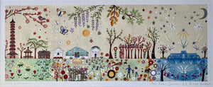 Deluxe Print in a Tube | The Four Seasons At Kew Gardens | Kew Gardens | Lucy Loveheart