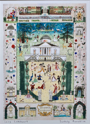Art Print in a Tube | Earthly Paradise | Chiswick House & Gardens | Lucy Loveheart