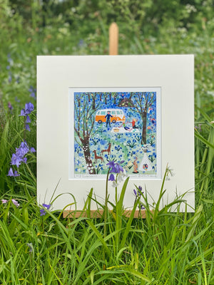 Deluxe Print | Secret Bluebell Wood | Lucy Loveheart