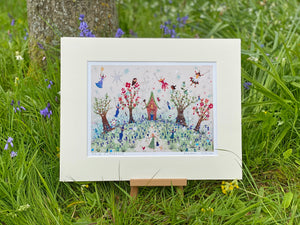 Art Prints | Bluebell Cottage | Lucy Loveheart