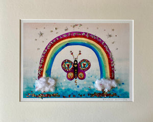 Studio Print Seconds | Rainbow Butterfly Deluxe | Lucy Loveheart