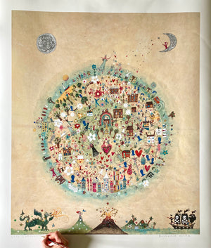 Deluxe Print | Enchanted World Deluxe A1 | Lucy Loveheart