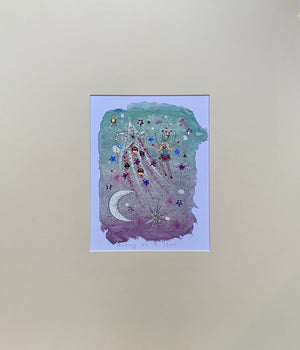 Original Painting | Wishing On A Star | Lucy Loveheart
