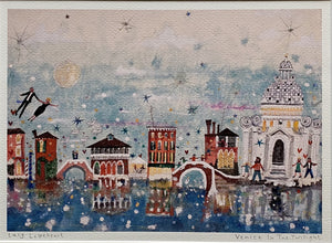Deluxe Print in a Tube | Venice In The Twilight | Lucy Loveheart