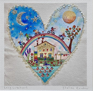 Deluxe Print in a Tube | Italian Rainbow | Lucy Loveheart