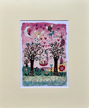 Original Painting | Fairy Magical Wishes And Dreams | Lucy Loveheart