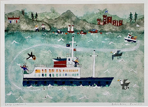 Deluxe Print in a Tube | Hebridean Princess | Lucy Loveheart