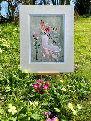 Art Prints | Flower Goddess | Lucy Loveheart