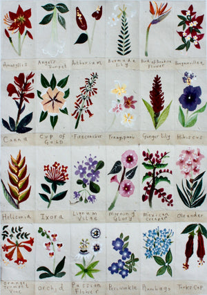 Deluxe Print in a Tube | Diamond Flowers | Lucy Loveheart