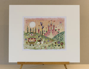 Original Painting | Journey to the Enchanted Palace | Lucy Loveheart