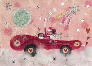 Original Painting | Joy Ride | Lucy Loveheart