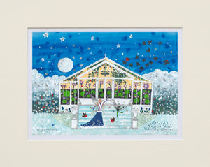 Art Prints | Midnight Magic At The Waterlily House | Kew Gardens | Lucy Loveheart