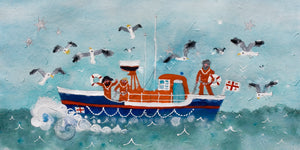 Deluxe Print in a Tube | Lifeboat | Lucy Loveheart