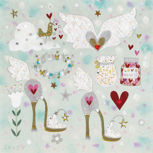 Christmas Card | Pack of 6 - Angel Kit | Lucy Loveheart