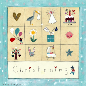 Greetings Cards | Christening Panel | Lucy Loveheart