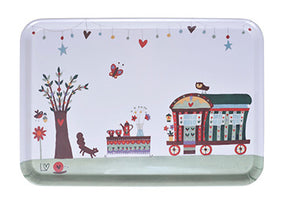 Tray | Country Folk Large - Caravan of Love | Lucy Loveheart