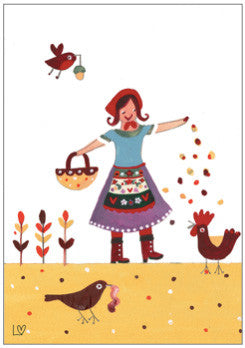 Greetings Cards | Country Folk - Early Birds | Lucy Loveheart