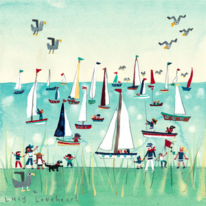 Art Prints | Pleasure Boats Mini | Lucy Loveheart