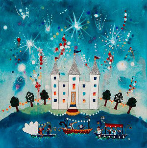 Greetings Cards | Fireworks At The Palace | Lucy Loveheart
