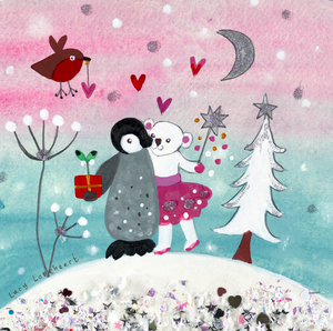 Christmas Card | Pack of 6 - Love In A Cold Climate | Lucy Loveheart