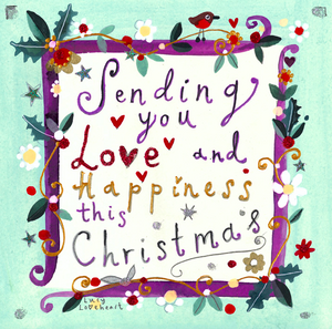 Christmas Card | Pack of 6 - Love and Happiness | Lucy Loveheart