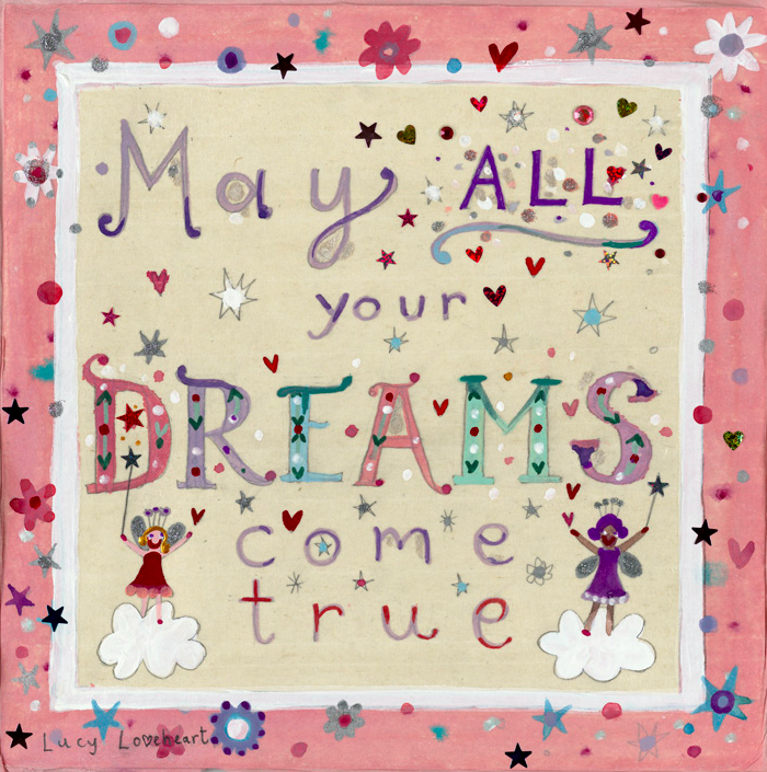 Card | May All Your Dreams Come True | Lucy Loveheart