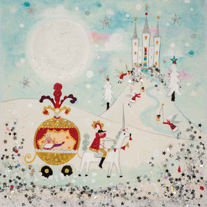 Christmas Card | Pack of 6 - Riding Home For Christmas | Lucy Loveheart