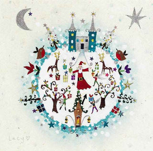 Christmas Card | Pack of 6 - Winter World | Lucy Loveheart