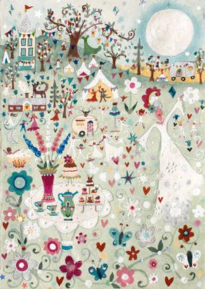 Limited Edition Deluxe Print in a Tube | Midsummer Night Follies | Lucy Loveheart