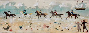 Deluxe Print in a Tube | Sea Horses | Holkham | Lucy Loveheart