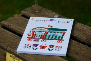 Notebook | Country Folk A5 - Caravan of Love | Lucy Loveheart
