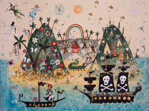 Deluxe Print | Never Never Land A1 Deluxe | Sugar Beach | Lucy Loveheart