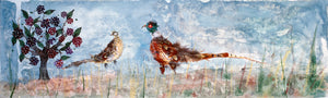 Deluxe Print in a Tube | Pheasants | Lucy Loveheart