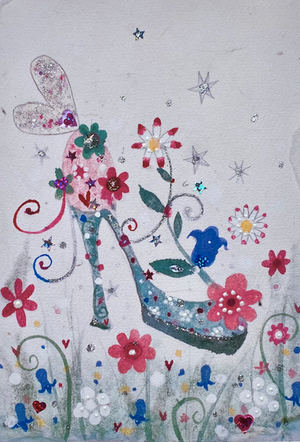 Deluxe Print in a Tube | Fairy Flower Shoe | Lucy Loveheart