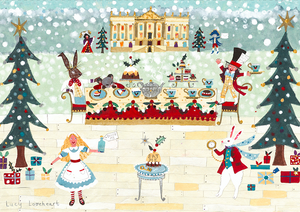Christmas Card | Pack of 5 - Alice In Winterland | Lucy Loveheart