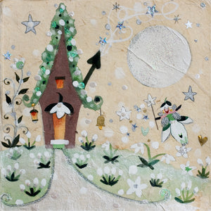 Deluxe Print in a Tube | Snowdrop Cottage | Lucy Loveheart