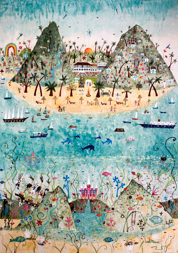 Lucy Loveheart / SnowdropPalace 絵画 Large Deluxe - A2 & A1 – Lucy Loveheart