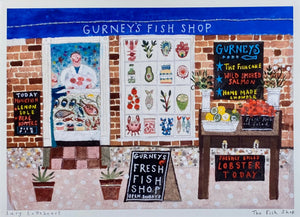 Art Prints in a Tube | The Fish Shop | Lucy Loveheart