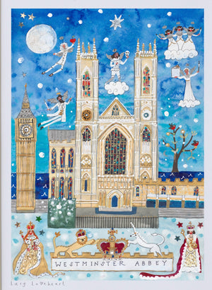 Art Print in a Tube | Westminster Abbey  | Lucy Loveheart